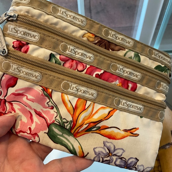 LeSportsac Floral 3-Zippered Bag - Picture 3 of 8